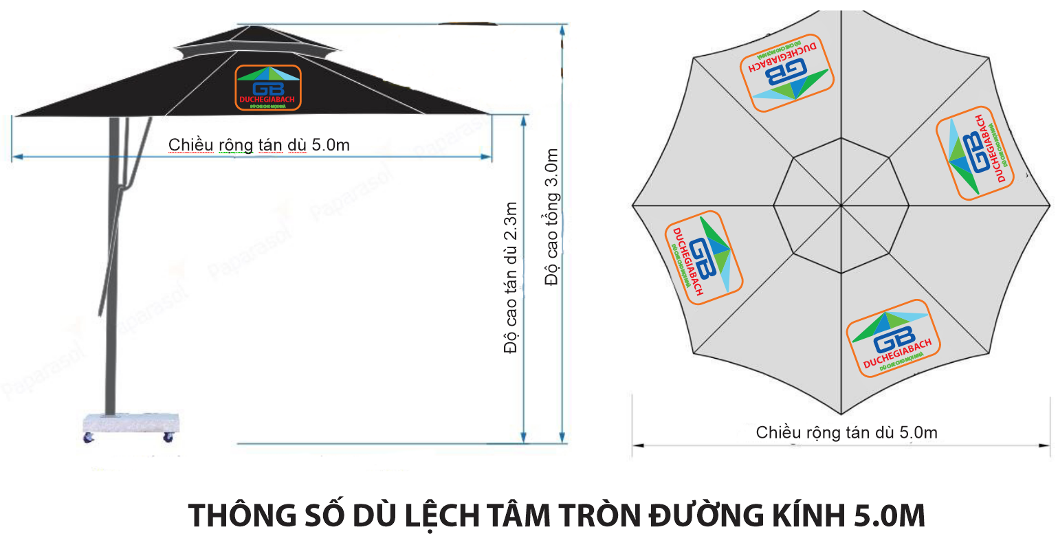 Lệch tâm tròn 2 tầng đường kính 5m VN