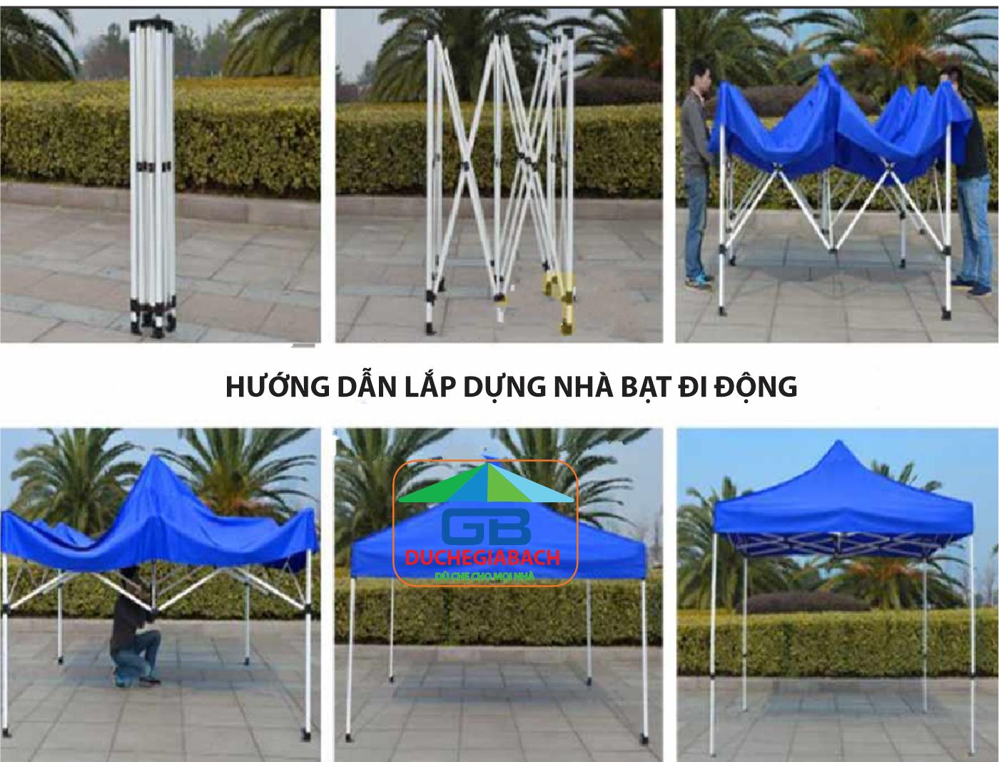 Nhà bạt di động 2x2m